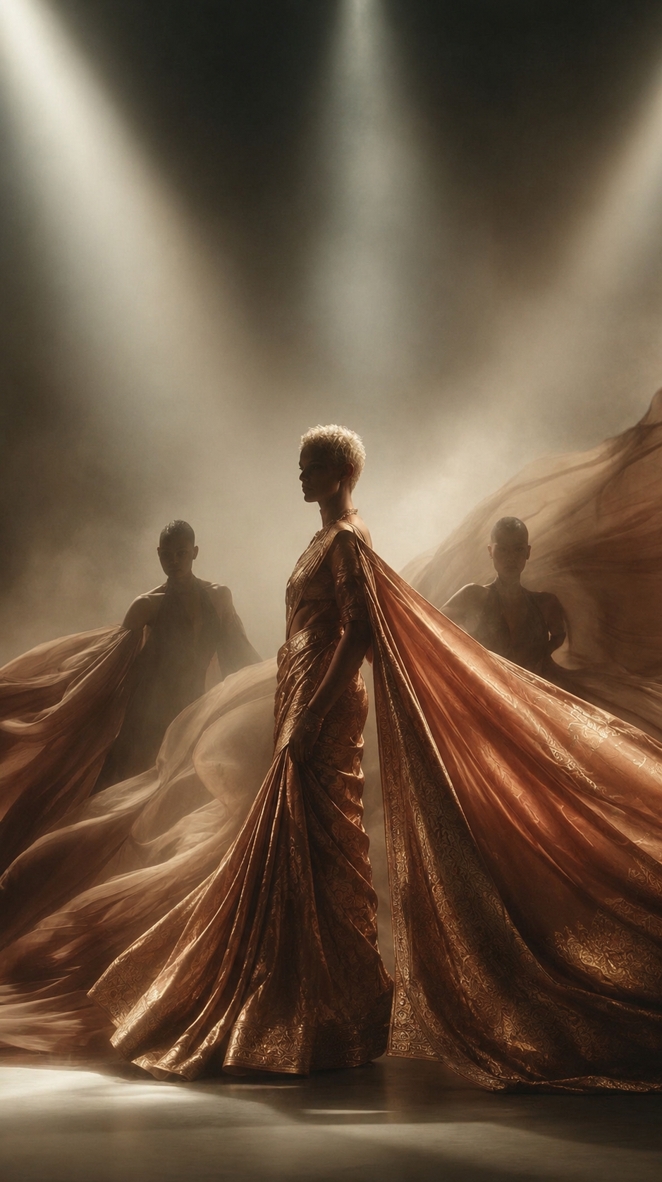 Indian fashion show concept.